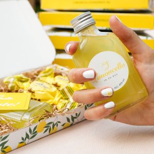 Limoncello in de bus 100ml hand
